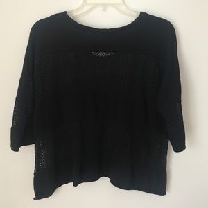 Forever 21 Tops - LAST CHANCE! Boho Striped Knit Slouchy Cropped Top Forever 21 Tops - LAST CHANCE! Boho Striped Knit Slouchy Cropped Top